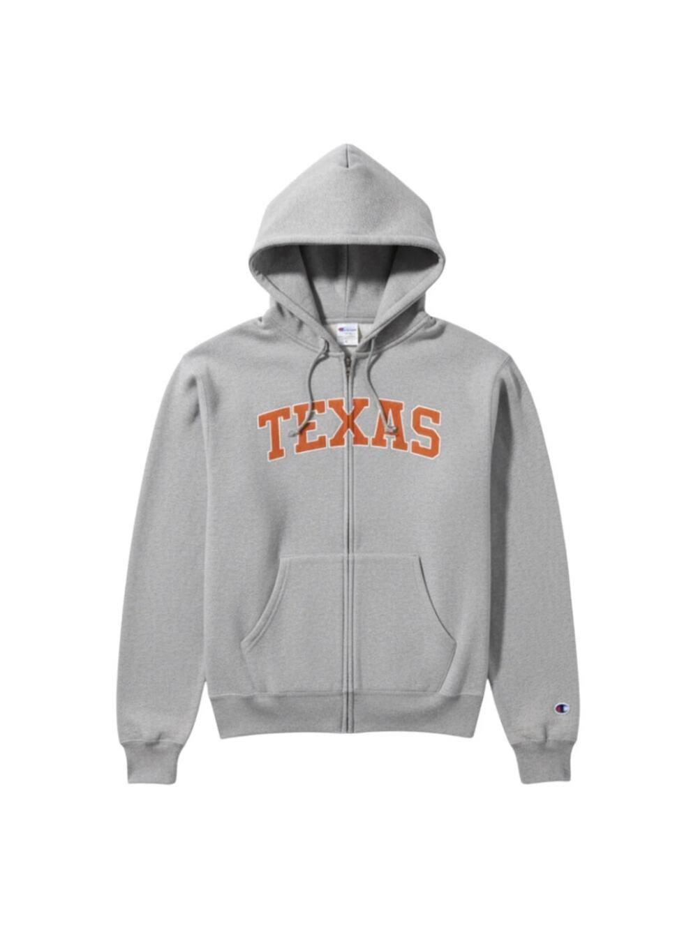 Champion Texas Longhorns Fleece Pullover Hoodie Mens Sz 2XL Gray NCAA Sweatshirt